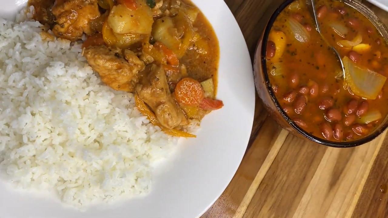 Thumbnail for Stewed Chicken & Potatoes Pink Beans